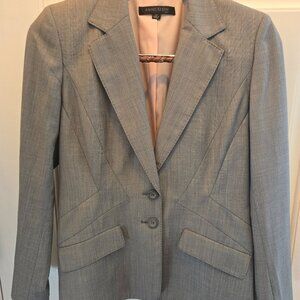 Anne Klein Blazer NWT Grey with Pink Lining